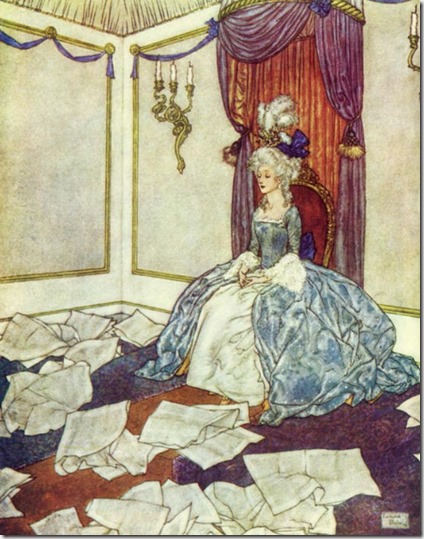 Ссылка-напоминание о том, что Принцесса этого королевства была большая умница!.. Автор иллюстрации художник Эдмунд Дюлак